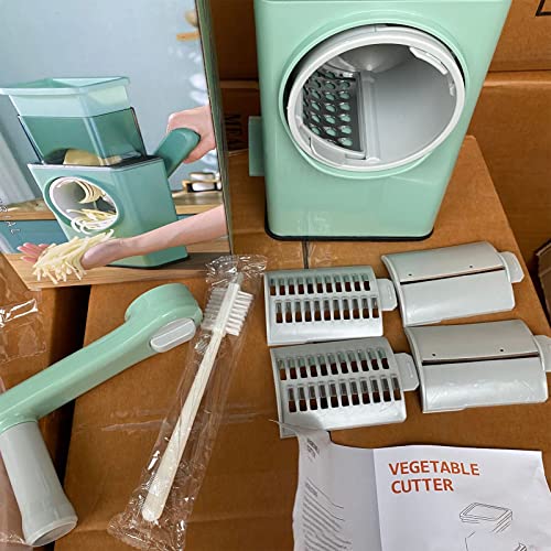 Cortador manual para verduras con cuchillas de acero miniatura 3