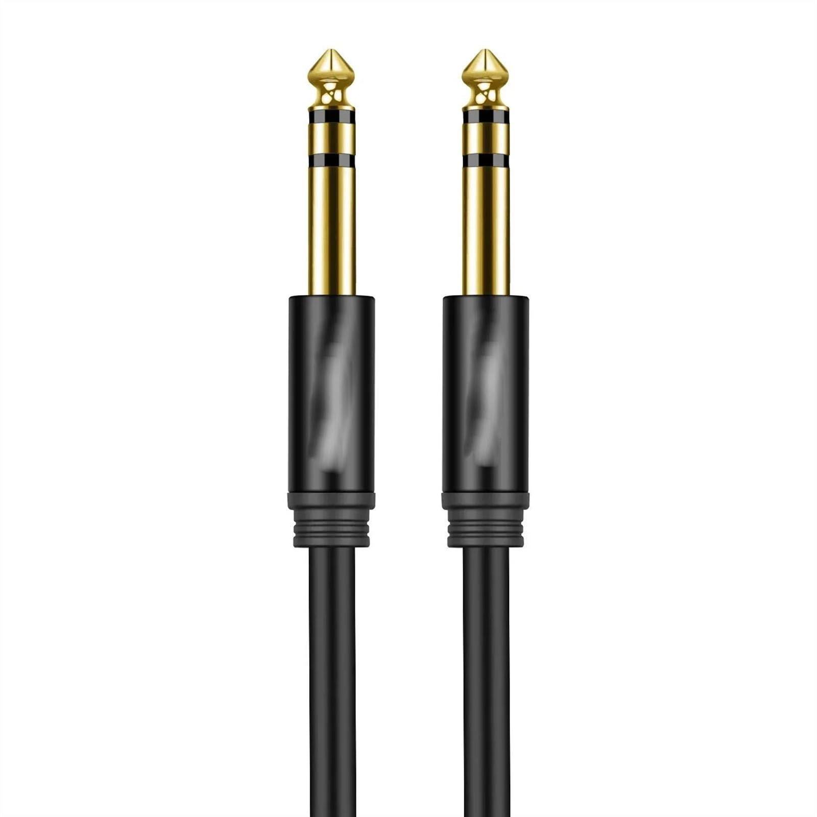 Kabel Audio Do Gitary Kabel gitarowy Jack 6,5 mm 6,35 mm 1/4 "z męskiego na męskie Kabel instrumentu klawiatury basowej (Color : 2, Size : 1.8m)