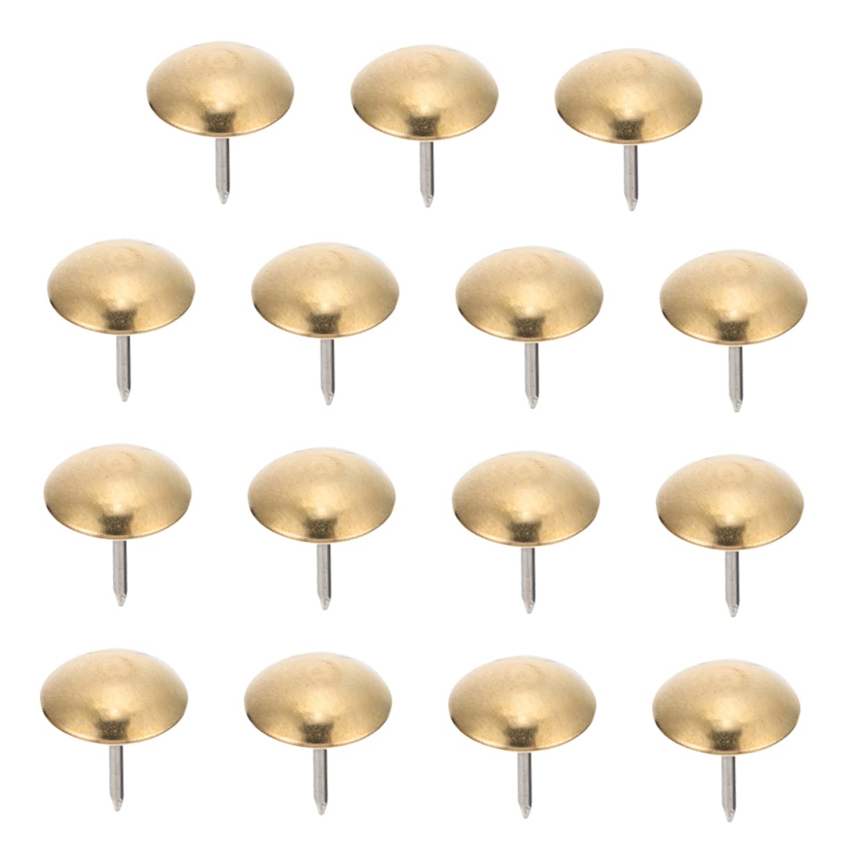 FUNOMOCYA 50Pcs Decorative Nails for Home Interior Decoration Round Head Push Nails for Furniture and Wall Mounting and Easy to Use