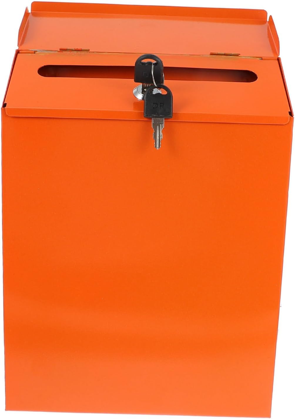 Gadpiparty 1Set Premium Pastoral Style Wall Mount Mailbox Retro Hanging Mail Container Versatile Suggestion Box for Office School and Outdoor Use Finish