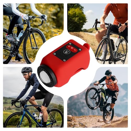 Timbre electrónico para bicicleta de montaña de 110db con carga USB 4