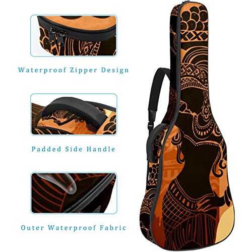 Hondank Housse imperméable pour guitare acoustique avec double bandoulière et poche pour femme africaine, Multicolore 10… - Les Beatles, Paul McCartney, John Lennon, RIngo Starr, George Harrison Hondank Housse imperméable pour guitare acoustique avec double bandoulière et poche pour femme africaine, Multicolore 10… – Image 5