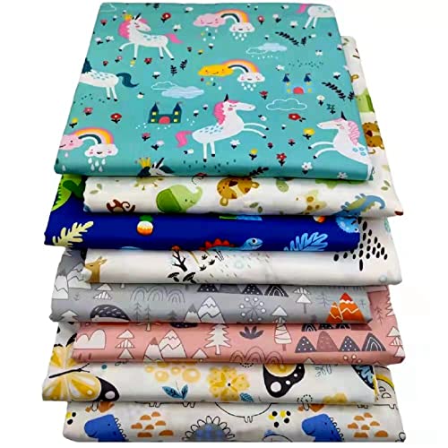 8pcs Precut Fat Quarters Cotton Fabric Bundles - Animal Theme Fabric - DIY Crafting Series - 100% Cotton - Eco-Friendly Γ’β¬β 8pcs Printed Fabric - 18x22 Inches Each (Animal 2) 8pcs Precut Fat Quarters Cotton Fabric Bundles - Animal Theme Fabric - DIY Crafting Series - 100% Cotton - Eco-Friendly Γ’β¬β 8pcs Printed Fabric - 18x22 Inches Each (Animal 2)