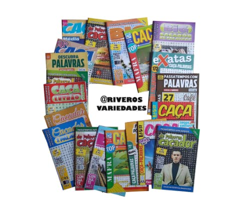 Kit Caça Palavras. Contendo 20 Peças. Sem Repetir Capas.