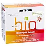 Thetford AquaBio 96604 RV Holding Tank Treatment Citrus Twist Scent, Formaldehyd Free 6 Pack of 8 Oz Liquid Orange