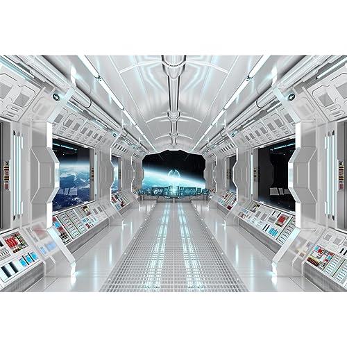 Toile de fond cabine spatiale pour réussir vos décors de fête astro
