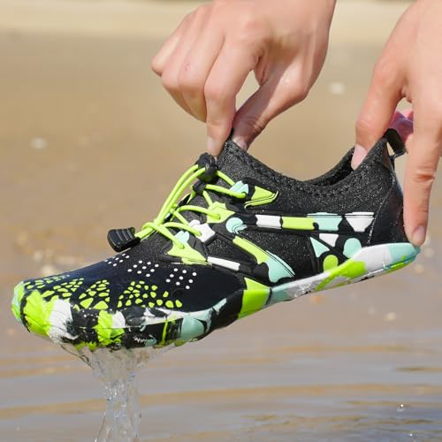 Image of Hike Barefoot Shoes for Women Men Breathable & Non-Slip Athletic Footwear Wide Toe Water Shoes,Designed for Walking,Running&Swimming