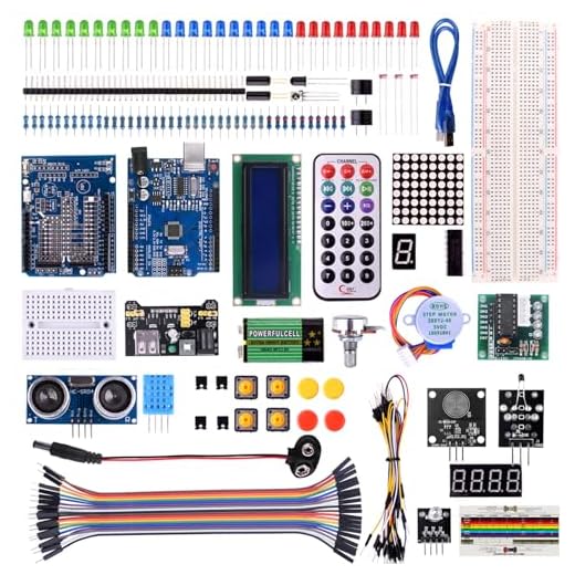 kuman Complete Starter Kit with Detailed Tutorial and Reliable Components for Arduino Project Mega 2560 Robot breadboard Kits