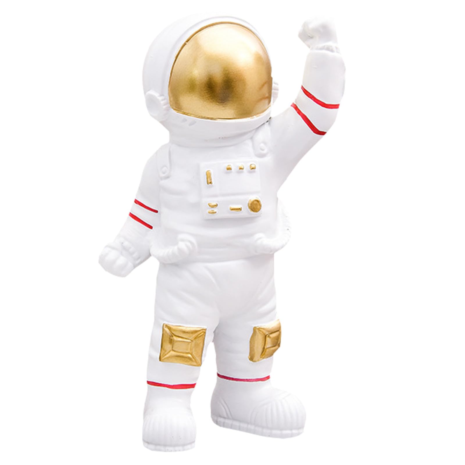 Astronauten Figur aus Kunstharz, Dekorativer Tischständer für Zuhause | Lebensechte Simulation, Leicht und Tragbar, Kindlicher Stil für Wohn und Einkaufsbereiche