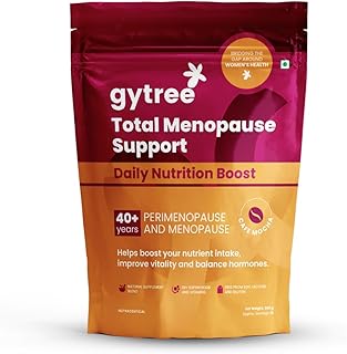 Gytree Menopause Protein Powder for women 40+,50+ | Vegan Dual Plant-Based Protein | 26 gram per serving of Pea & Brown Ri Price In India