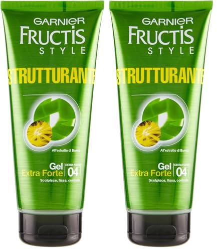 Garnier Fructis Strutturante Gel Extra Forte, 200 ml (Confezione da