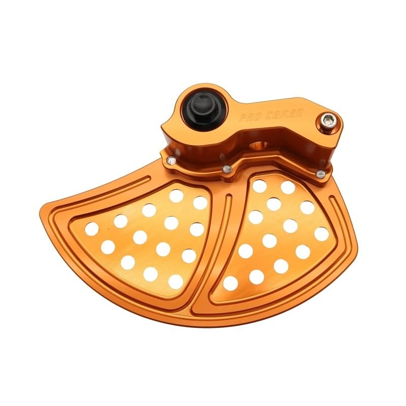 Protecteur de disque de frein avant CNC moto orange compatible pour SX EXC TC TE FE 2015-2023