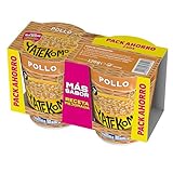Yatekomo · Fideos Orientales Yatekomo de Pollo | Preparado de Noodles Orientales con Aderezo de Pollo. Fácil y Rápido de Preparar: Listo en 3 Minutos - 2 Boles de 60g, 2 raciones