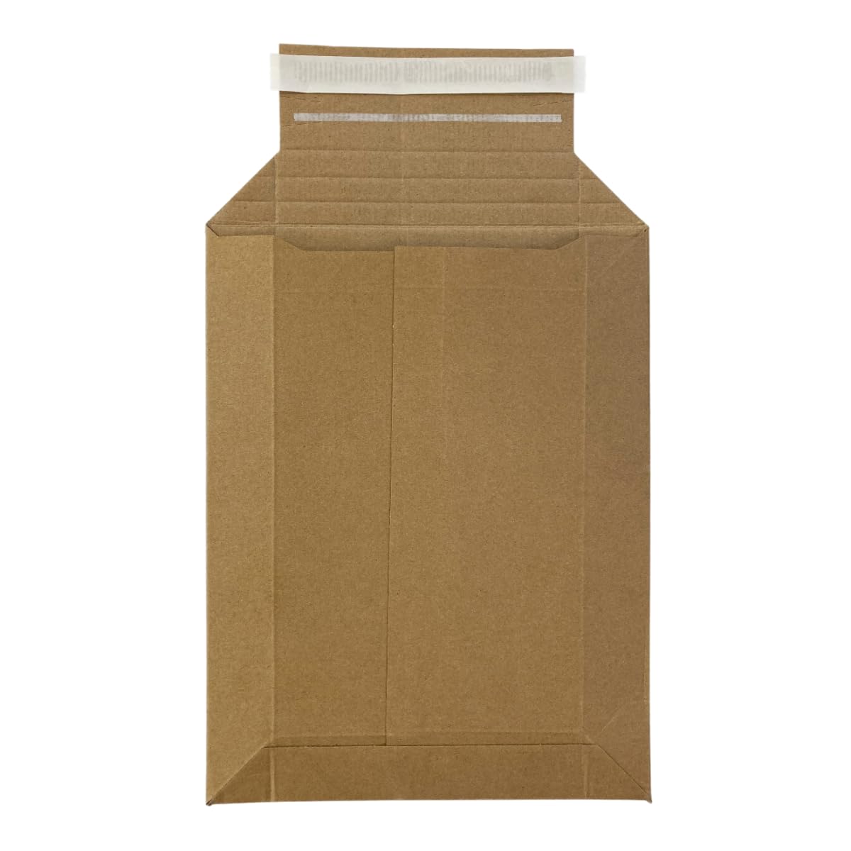 Corrugated Cardboard Book Mailer Extendable Envelope Rigid Packaging (20, Brown, M3 (275mm x 352mm))