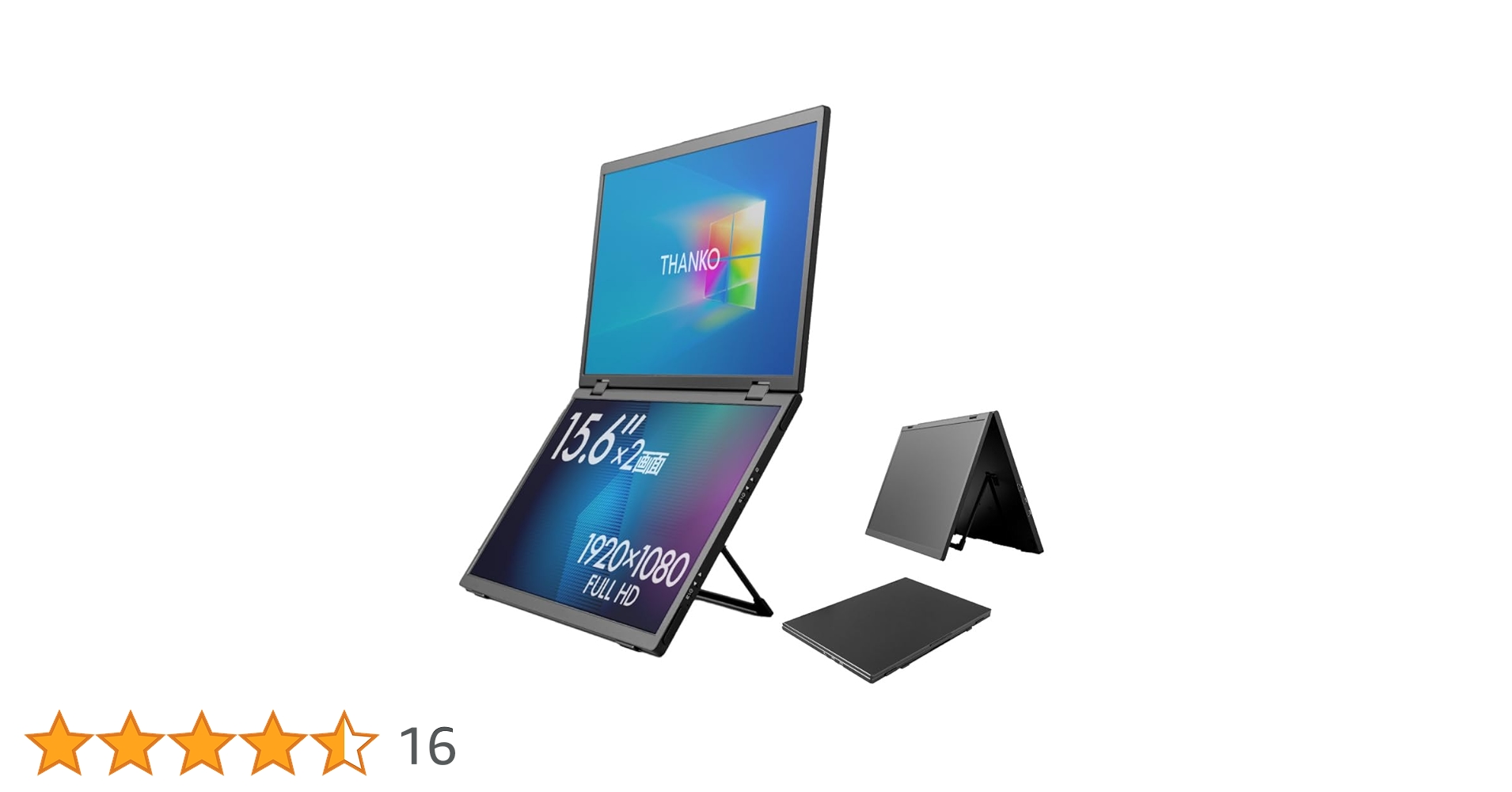 THANKO 上下2画面拡張ポータブルモニター 上下2画面拡張ポータブルモニター | 【公式】サンコー通販サイト