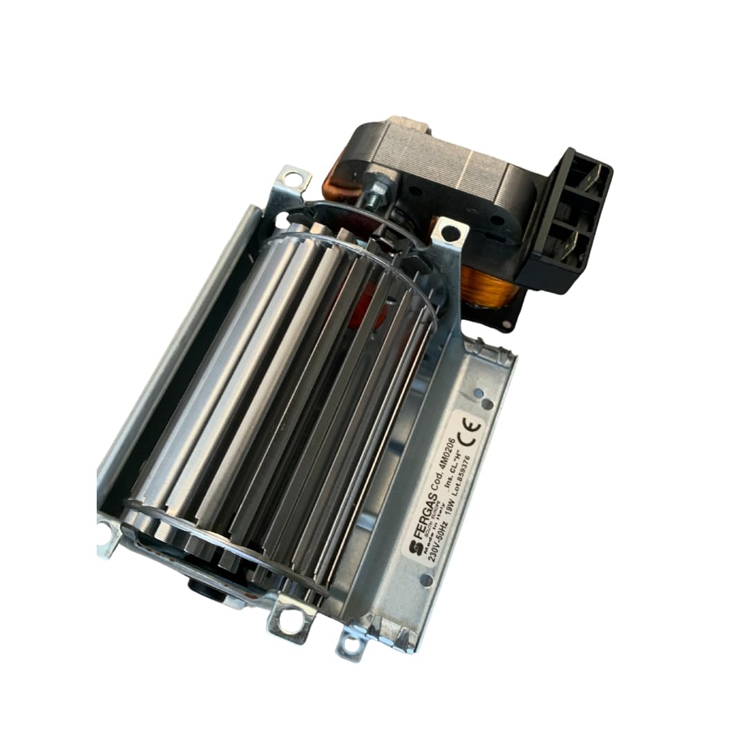 Emmevi Fergas Ventilador Tangencial Para Estufa De Pellets TGA 60/1-300/30 – 43W, 180 M³/h, Alta Temperatura