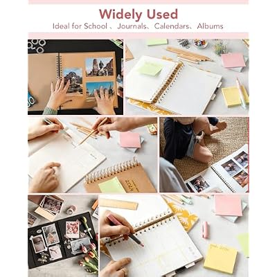 MAKEASY Binding Machine Hole Pitch 2:1 - Portable Book Binding Kit with 10PCS 5/8'' Binding Wires & Plier, for DIY Notebooks, Albums, Journals, and Calendars Circle Holes, 20 Sheet Punch Capacity