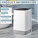 Winado Full Automatic Washing Machine, 17.6Lbs Top Load Portable Washer with Drain Pump, 10 Wash Programs 8 Water 2 in 1 Washer and Dryer for Apartments, RV, Camping