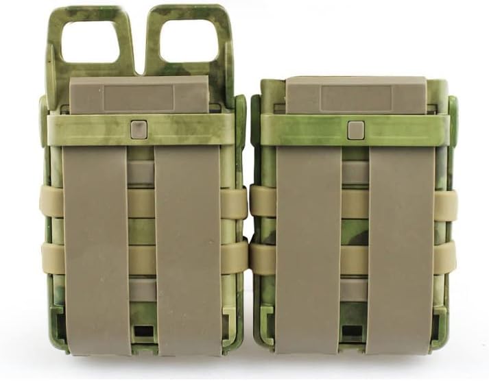 Tactical Airsoft Shooting Gear Vest Accessory Box Cartridges Holder Ammunition Carrier Ammo Holster Clip Set Molle 5.56 Fast Magazine Pouch