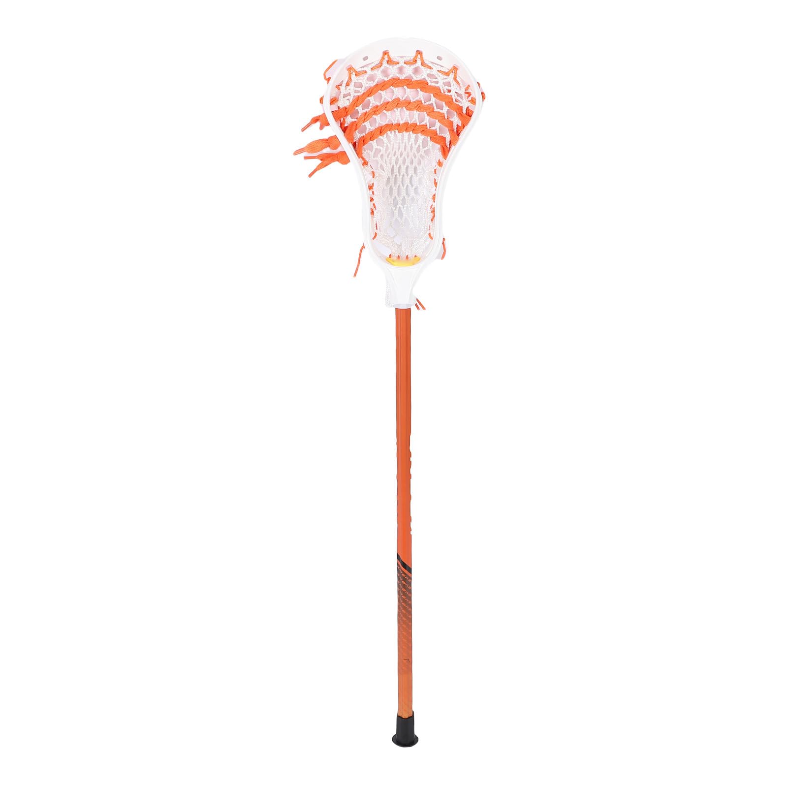 Alomejor Giovane Bastoncino di Lacrosse Stick per Costruzioni Professionali in Lega di Alluminio Robusto per Bambini di Lacrosse, Giocattolo Divertente da 24 Pollici (Orange)
