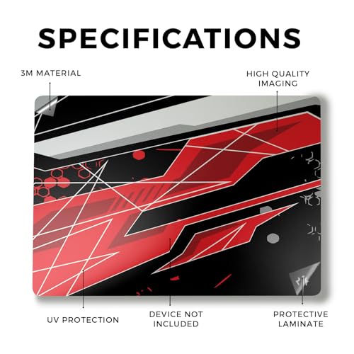 Image of Laptop Skin Compatible with Alienware M18 R2 (2024) - Racing Chaos - Premium 3M Vinyl Protective Wrap Decal Cover - Easy to Apply | Crafted in The USA by MightySkins