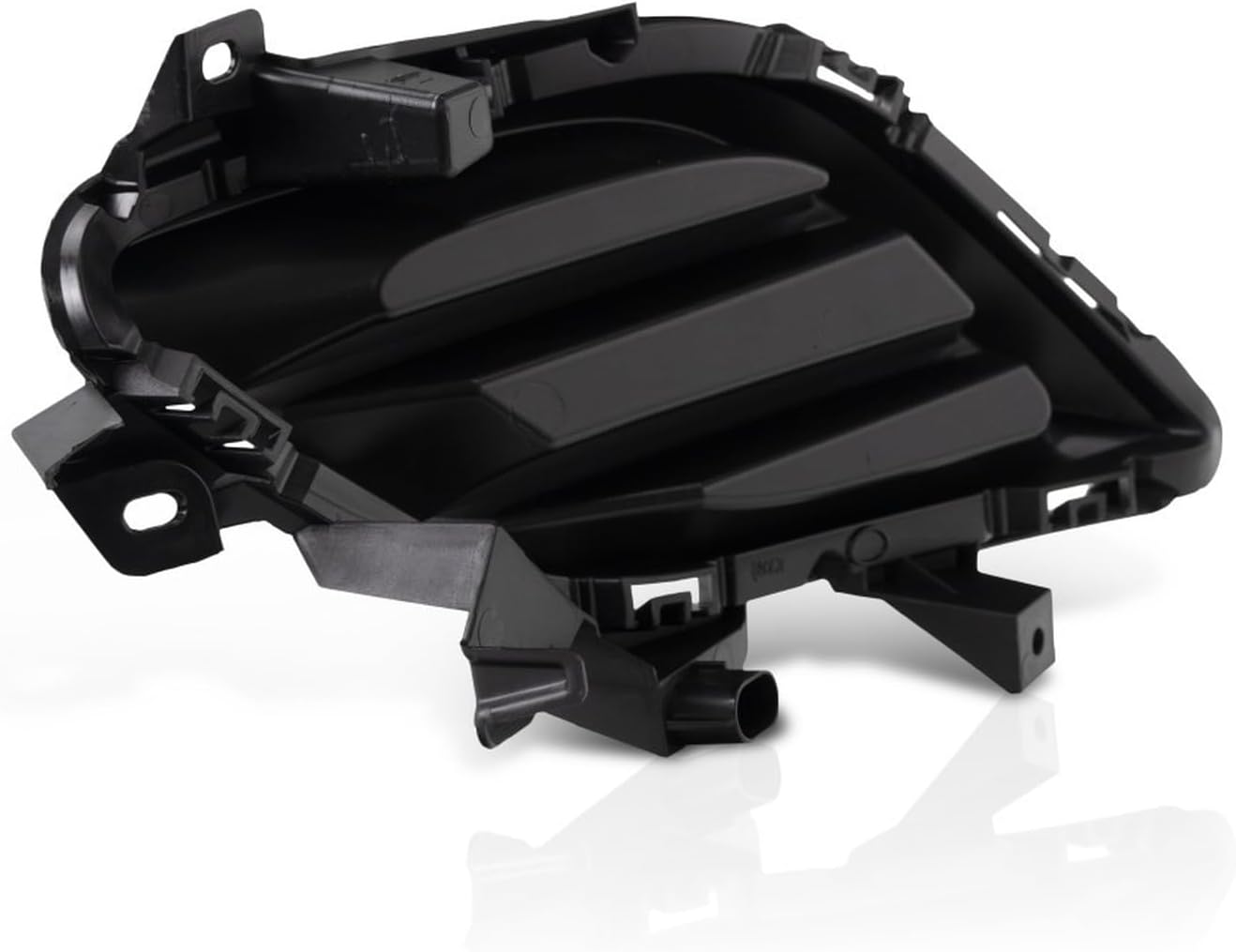 DAT AUTO PARTS Front Right Passenger Side Bumper Cover Support Molding Bezel, Fits 2014-2017 Mazda 6, Black Plastic Textured Finish, MA1039130 GHP950C11A