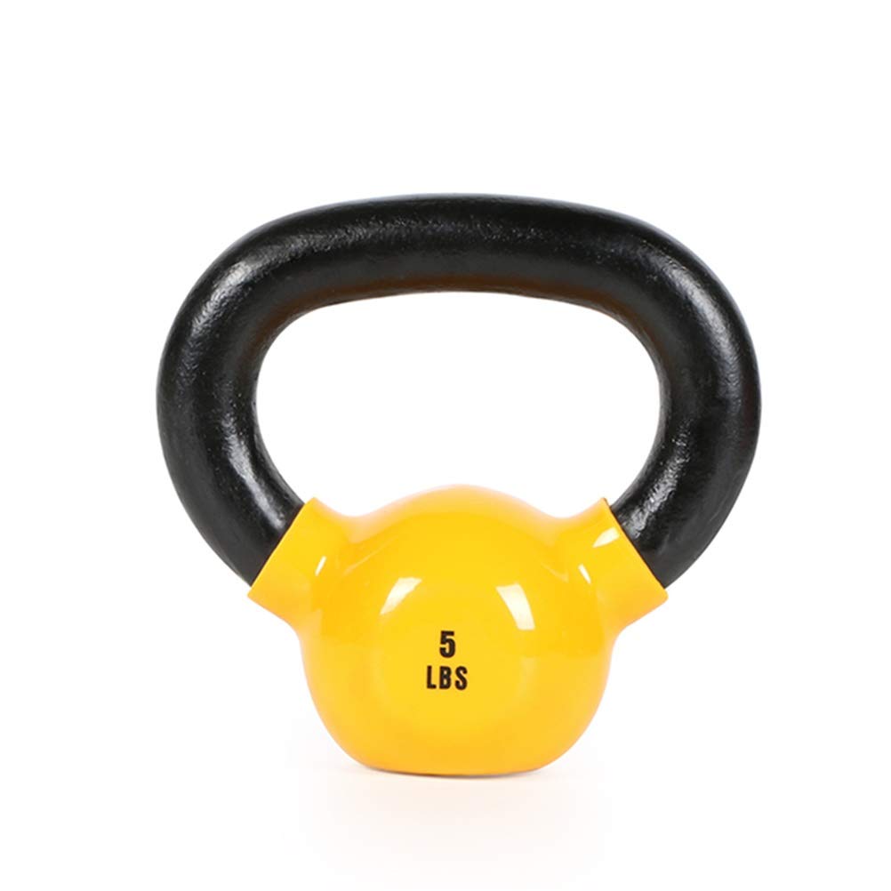 GYHOME Pesas Rusas De Hierro Fundido, Kettlebells De Gimnasia Deportiva para El Hogar, Dispositivo De Entrenamiento con Pesas De Flexiones De Sentadillas, 2.3-16 Kg (Size : 2.3kg/5lb)