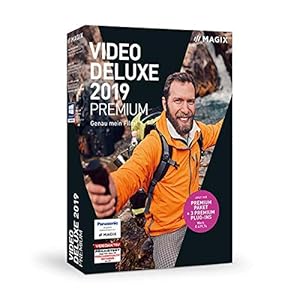 MAGIX Video deluxe 2019 Premium – Für anspruchsvolle Videoproduktionen.|Standard|1 Device|1 Year|PC|Disc|Disc