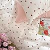 Bildenly Heart Duvet Cover Set Queen Size Red Pink Hearts Bedding Set with 2 Pillowcases 3Pcs Kids Cute Kawaii Heart-Shaped Pattern Reversible Soft Microfiber Comforter Cover for Girls Women #5