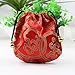 Chinese Silk Brocade Embroidered Drawstring Jewelry Pouch Bag Colors Value Set 34 pcs