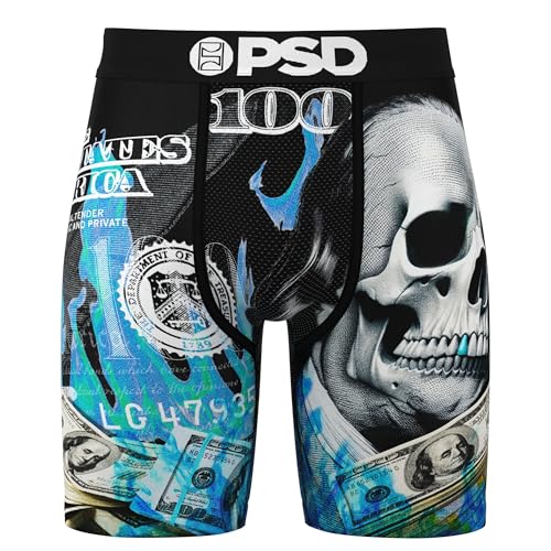 PSD Men's Boxer Briefs - Goblin Loot, 7 Inch Inseam, Moisture-Wicking, 4-Way Stretch, Boxer Briefs for Men, 2X-Large2