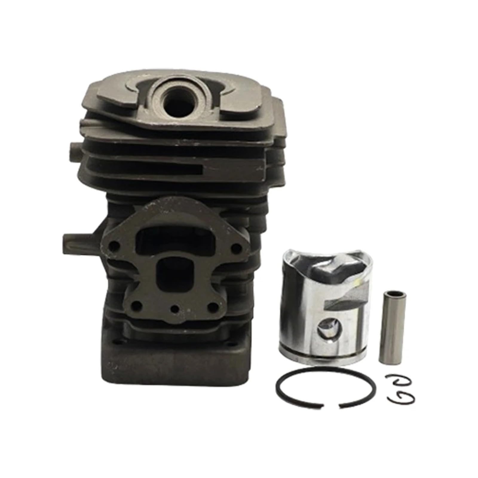 Compatible con Husqvarna 235, 236, 236E, 240, 5450417, con bujía de 39 mm, kit de cilindro y pistón de carburador.