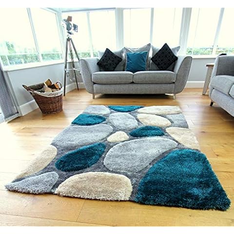 Contemporary Silky Shag Pile Rug Cover