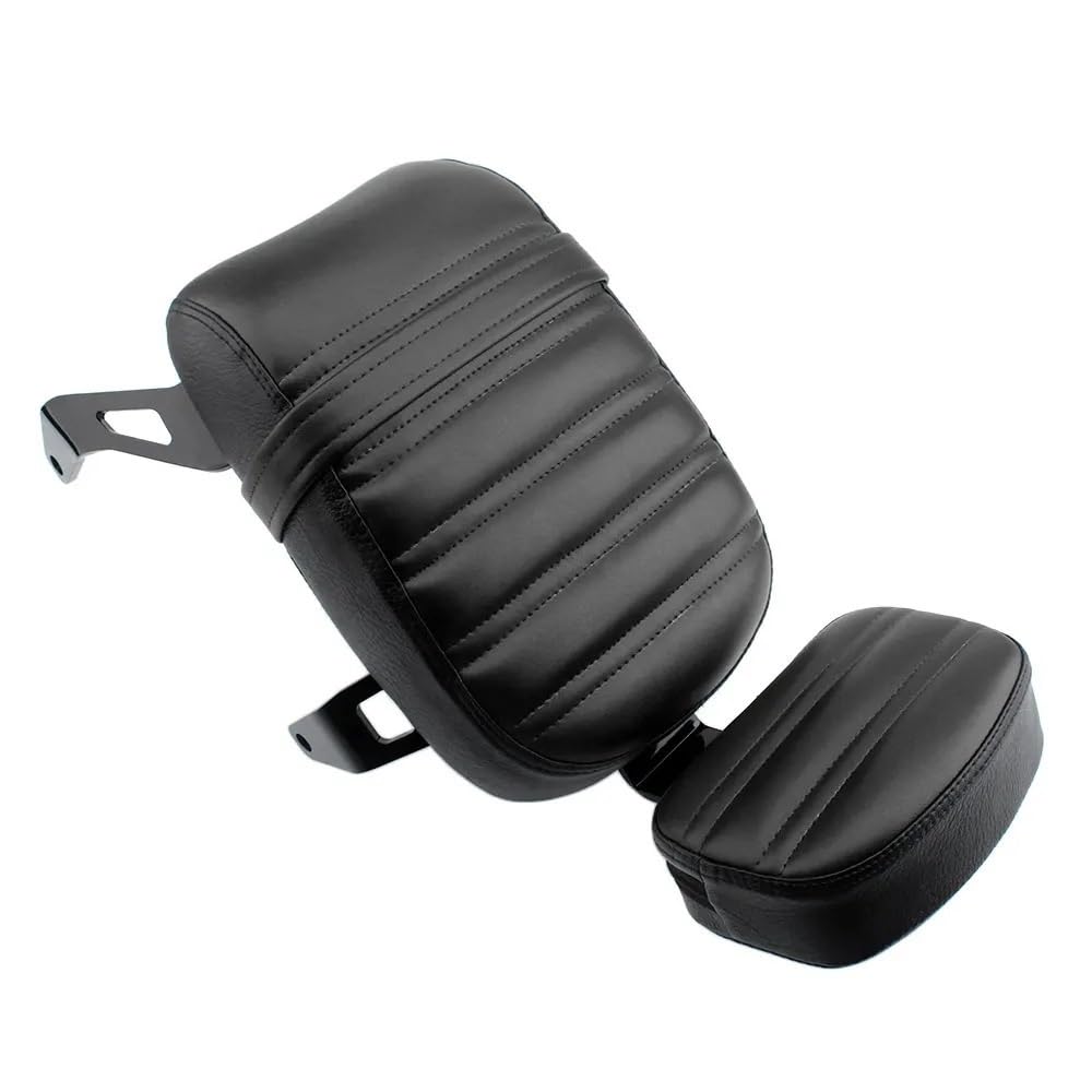 Pilota Regolabile Per Scout Per Rogue Per Sixty 2022 2023 2024 | Moto Comfort Nero Schienale Del Sedile Passeggero In Pelle + Pad Per Scout Per Rogue Per Sixty 2022 2023 2024 Accessorio