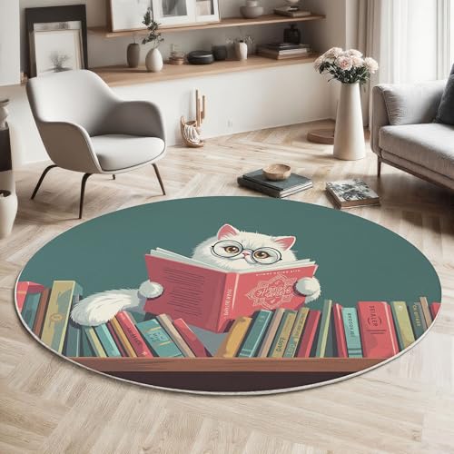 Tapis chat lavable antidérapant à poils courts doux