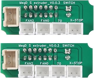 Extruder Adapter-Platine mit Auto-Bed-Leveling-Anschluss für Anycubic S/für MegaPro 3D-Drucker Hot-End Ersatzteil, 2 Stück