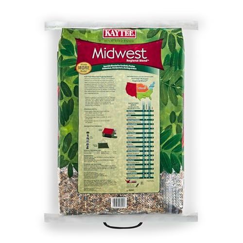 Kaytee Midwestern Regional Seed Blend for Cardinals, Finches, Chickadees, Woodpeckers and Other Outside Wild Birds, 14 Pound Box - image 8