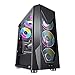 BBNB ATX Gaming Case - Micro ATX PC Case/ATX Computer Case- Mid Tower -Temped Glass - Ventilatore E Raffreddamento Ad Acqua