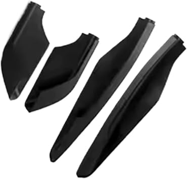 4PCS ABS Car Roof Luggage Rack Rail End Cover Shell Protector Compatible For Mitsubishi Compatible For Pajero V73 V93 V97 2009-2018