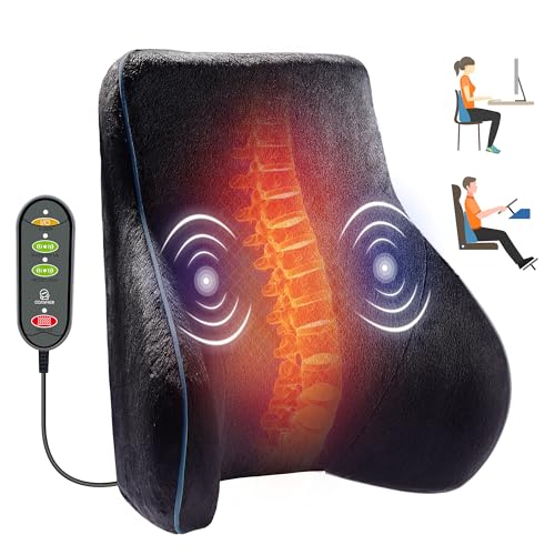 COMFIER Lumbar Support Pillow, Memory Foam Back Support