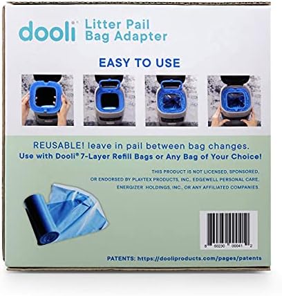 Cat Litter Pail Bag Adapter, Compatible with Litter Genie