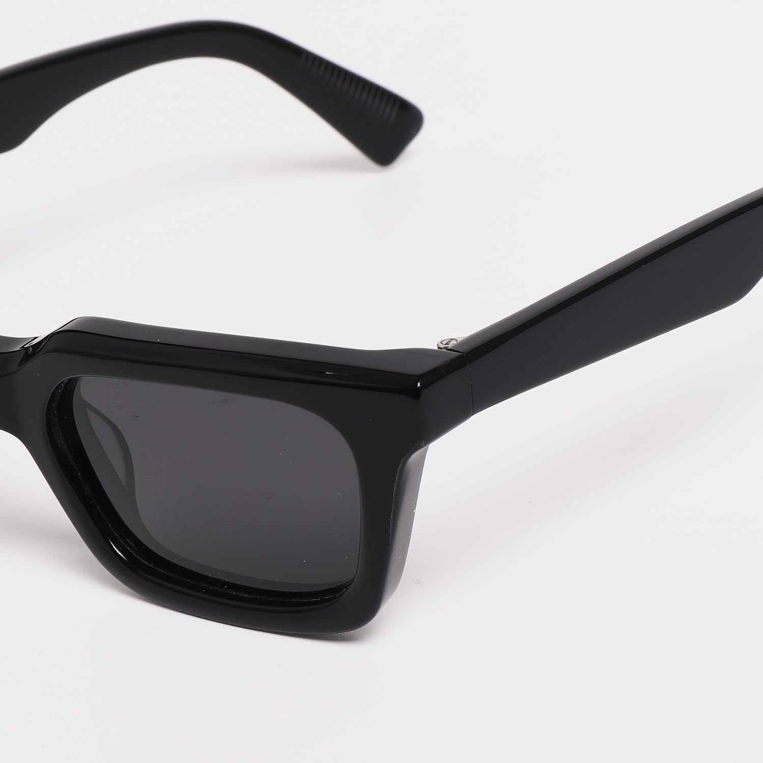 Occhiali da sole retrò alla moda con montatura spessa in acetato, vintage, protezione UV400 per uomo e donna