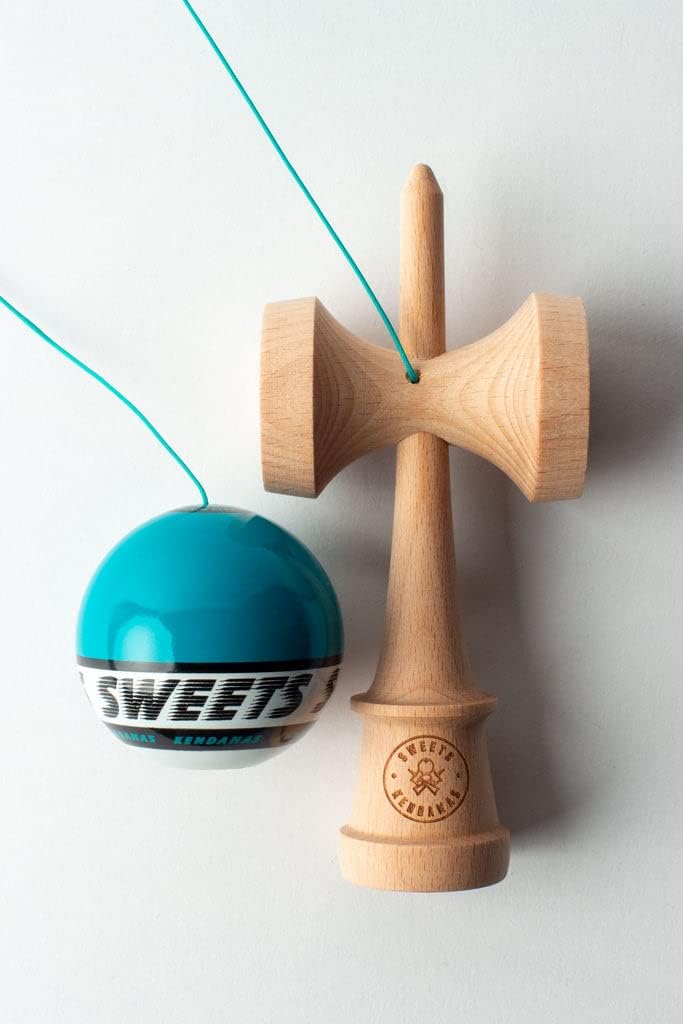 Sweets Kendamas Sweets Starter Kendama Teal Blue 16.8cm
