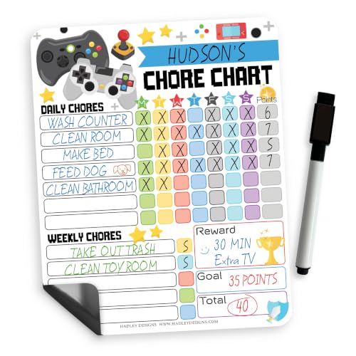 Magnetic Chore Chart for Kids Dry Erase Reward Chart for Home and Classroom - image 1