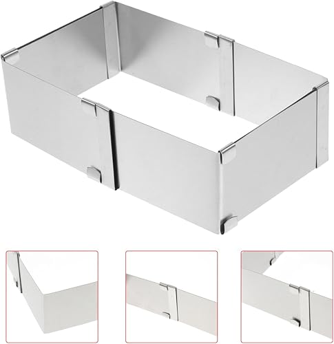 Miniatura 7 de DOITOOL Mini moldes de galletas para tartas, anillos cuadrados cuadrados para pastel, anillo de mousse, anillo de pastelería, molde circular para el