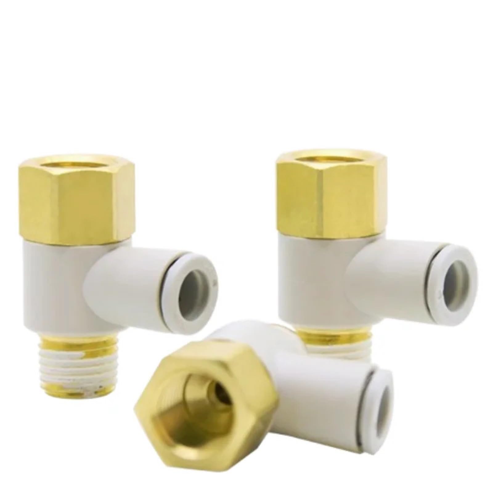 Conectores rápidos neumáticos con Rosca Interna y Externa KQ2VF-04-M5 KQ2VF-06-M5 KQ2VF-08-01S KQ2VF-10-02S(KQ2VF-08-03S,20PCS)