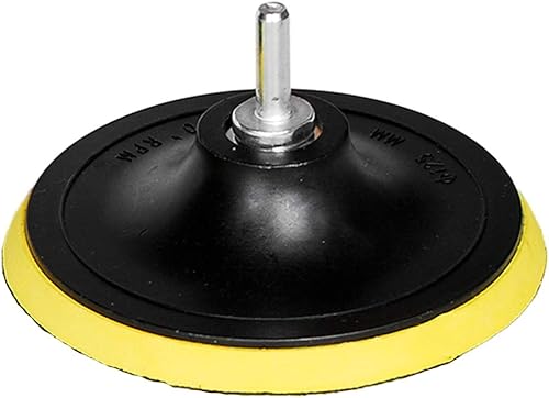 Miniatura 5 de HIFROM Almohadilla de respaldo de gancho y bucle de 5 pulgadas4.921 in, pulidora orbital, almohadilla de lijado, adaptador de taladro M14