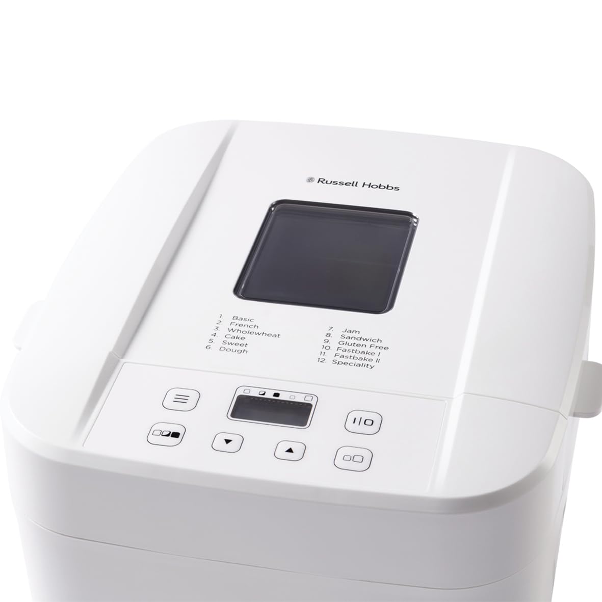 Russell Hobbs Machine à Pain 12 en 1 Compacte 27260-56 750g 1kg Cuve Antiadhésive Minuterie Maintien au Chaud