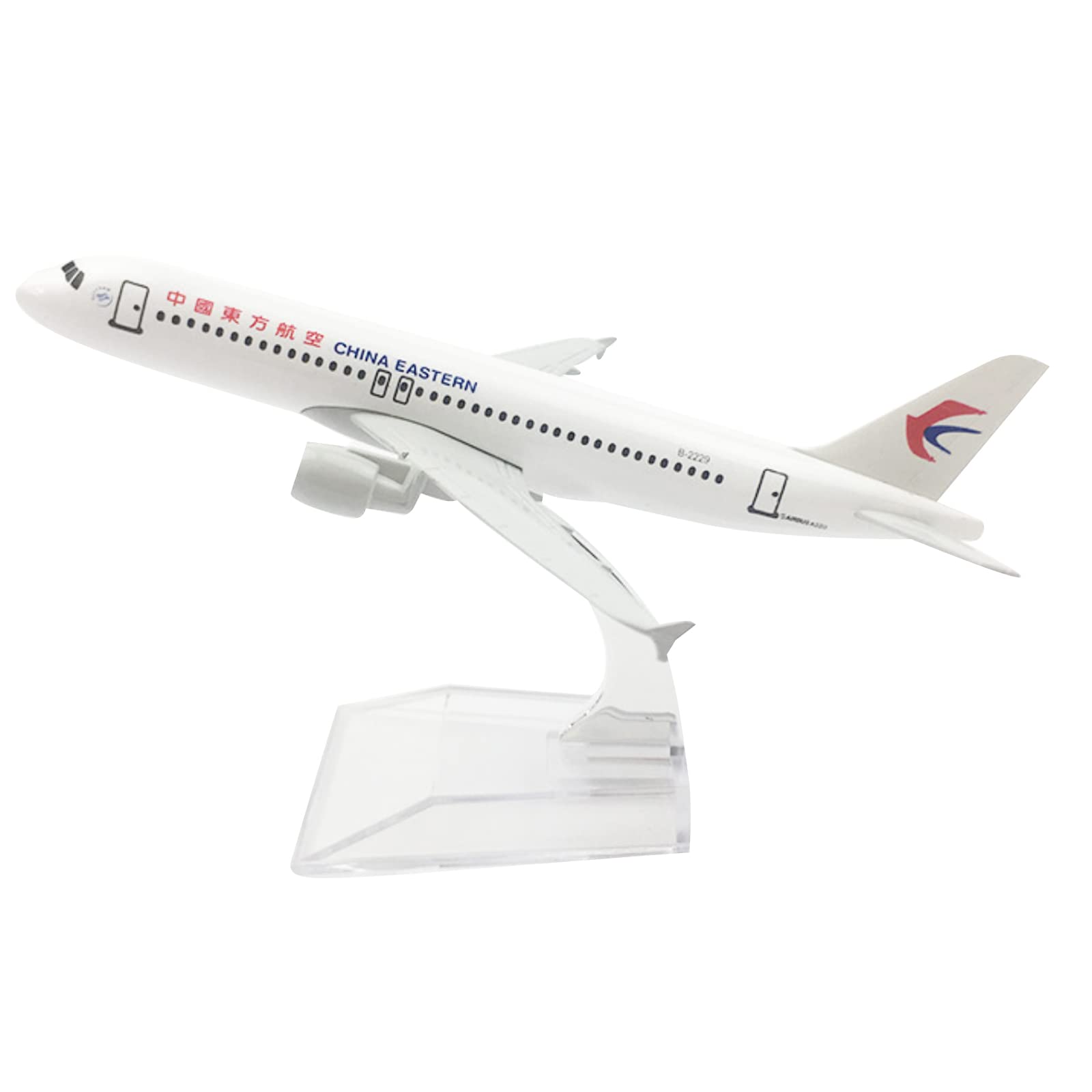 TECKEEN 1/400 Scale A320 China Eastern Airlines Metal Airplane Model Alloy Model Diecast Plane Model for Collection