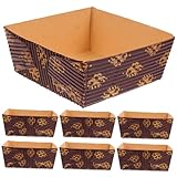 DIYEAH 25 piezas Moldes Rectangulares de Papel para Bizcochos Resistentes Altas Temperaturas Desechables y Fáciles de Desmoldar Perfectos para Panadería y Pastelería Celebraciones